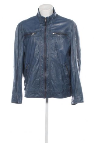 Pánská kožená bunda  Engbers, Velikost L, Barva Modrá, Cena  3 603,00 Kč