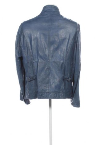 Ανδρικό δερμάτινο μπουφάν Engbers, Μέγεθος L, Χρώμα Μπλέ, Τιμή 139,79 €