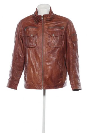 Pánska kožená bunda  Engbers, Veľkosť XL, Farba Hnedá, Cena  115,33 €