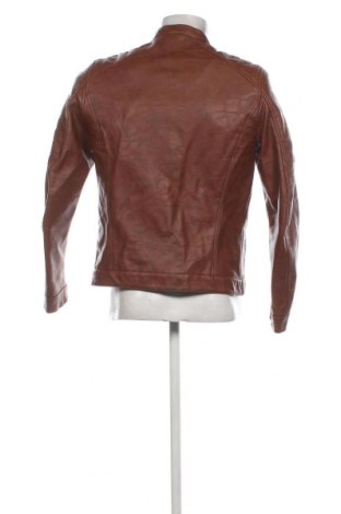 Pánska kožená bunda  H&M, Veľkosť M, Farba Hnedá, Cena  27,78 €
