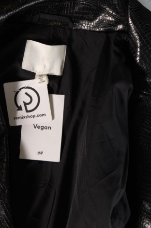 Pánska kožená bunda  H&M, Veľkosť L, Farba Čierna, Cena  44,79 €