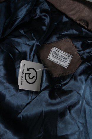 Ανδρικό δερμάτινο μπουφάν Marc O'Polo, Μέγεθος L, Χρώμα Καφέ, Τιμή 150,31 €
