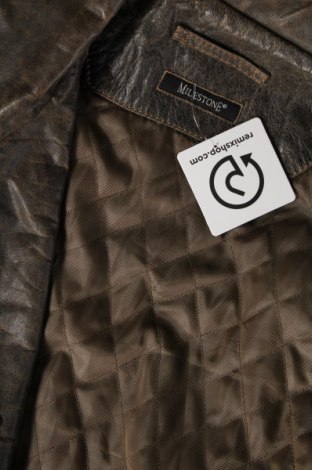 Pánska kožená bunda  Milestone, Veľkosť L, Farba Hnedá, Cena  128,14 €