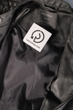 Pánska kožená bunda  Primark, Veľkosť S, Farba Sivá, Cena  26,39 €