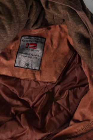 Pánska kožená bunda  Southern Territory, Veľkosť XL, Farba Hnedá, Cena  22,22 €