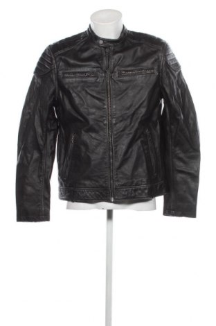Pánska kožená bunda  Superdry, Veľkosť L, Farba Čierna, Cena  217,91 €