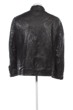 Ανδρικό δερμάτινο μπουφάν Tom Tailor, Μέγεθος XXL, Χρώμα Μαύρο, Τιμή 88,45 €
