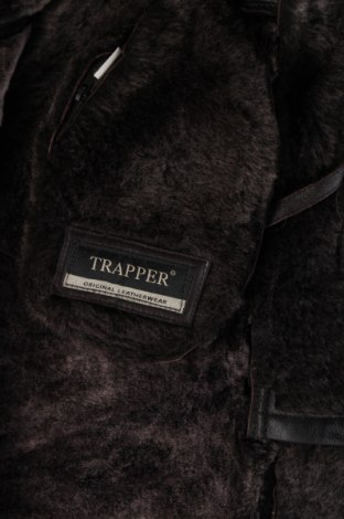 Ανδρικό δερμάτινο μπουφάν Trapper, Μέγεθος XL, Χρώμα Καφέ, Τιμή 88,45 €