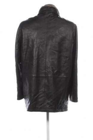 Ανδρικό δερμάτινο μπουφάν Trapper, Μέγεθος XL, Χρώμα Μαύρο, Τιμή 44,23 €