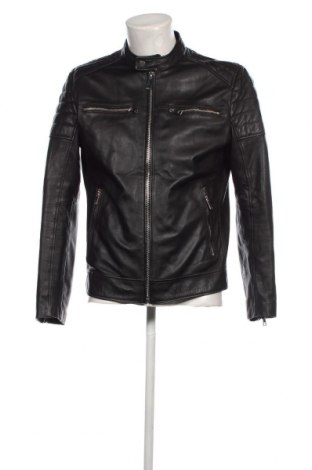 Pánska kožená bunda  Zara, Veľkosť L, Farba Čierna, Cena  50,46 €