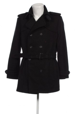 Мъжко палто H&M, Размер XL, Цвят Черен, Цена 60,99 лв.