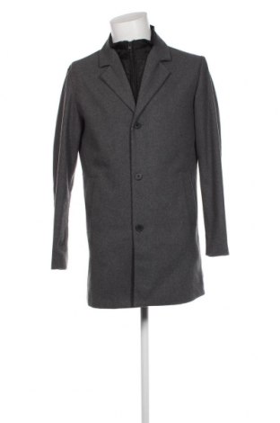 Мъжко палто Jack & Jones, Размер M, Цвят Сив, Цена 102,85 лв.