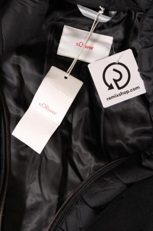 Ανδρικά παλτό S.Oliver, Μέγεθος M, Χρώμα Μαύρο, Τιμή 80,10 €