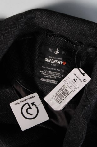 Pánsky kabát  Superdry, Veľkosť XL, Farba Sivá, Cena  94,64 €
