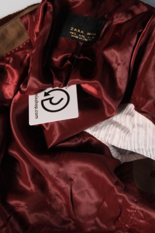 Pánský kabát  Zara Man, Velikost L, Barva Béžová, Cena  526,00 Kč