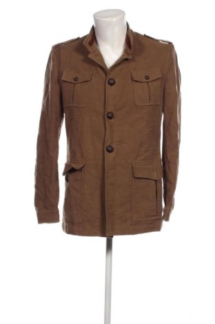 Pánský kabát  Zara Man, Velikost L, Barva Béžová, Cena  526,00 Kč