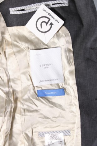 Мъжко сако Bertoni, Размер L, Цвят Сив, Цена 56,50 лв.