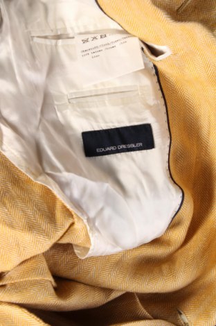 Ανδρικό σακάκι Eduard Dressler, Μέγεθος L, Χρώμα Κίτρινο, Τιμή 102,68 €