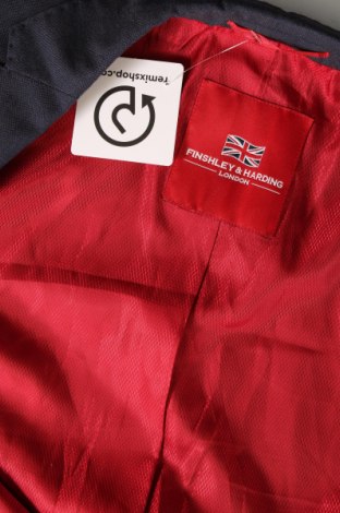 Ανδρικό σακάκι Finshley&Harding, Μέγεθος S, Χρώμα Μπλέ, Τιμή 37,11 €