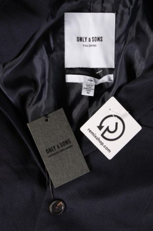 Ανδρικό σακάκι Only & Sons, Μέγεθος L, Χρώμα Μπλέ, Τιμή 9,02 €