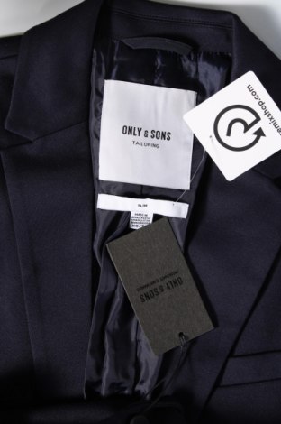 Pánske sako  Only & Sons, Veľkosť XS, Farba Modrá, Cena  8,66 €