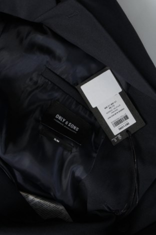 Ανδρικό σακάκι Only & Sons, Μέγεθος XL, Χρώμα Μπλέ, Τιμή 36,08 €