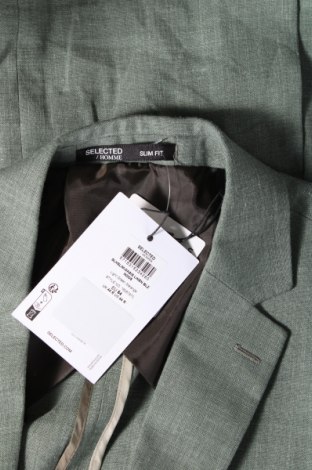 Мъжко сако Selected Homme, Размер XL, Цвят Зелен, Цена 101,50 лв.