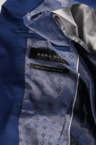 Мъжко сако Zara Man, Размер M, Цвят Син, Цена 39,65 лв.