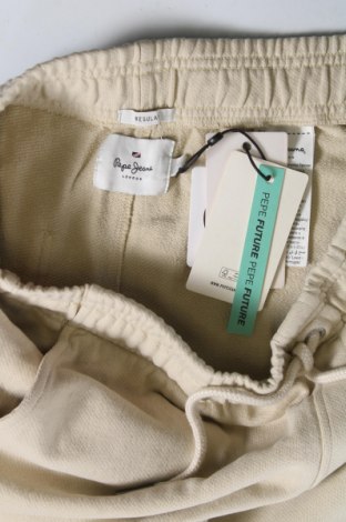 Herren Sporthose Pepe Jeans, Größe S, Farbe Ecru, Preis 31,16 €