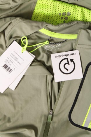 Bluză trening de bărbați Craft, Mărime L, Culoare Verde, Preț 355,26 Lei