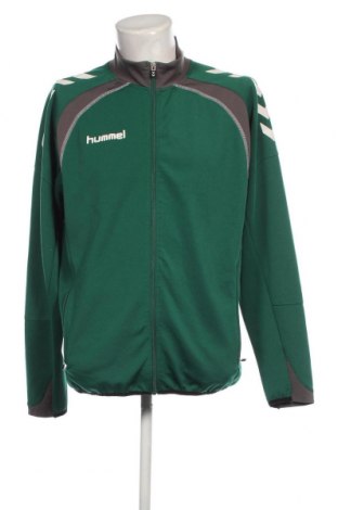 Ανδρική αθλητική ζακέτα Hummel, Μέγεθος XXL, Χρώμα Πράσινο, Τιμή 10,52 €