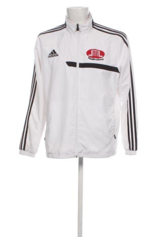 Herrenjacke Adidas, Größe L, Farbe Weiß, Preis 32,57 €