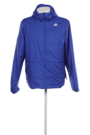 Ανδρικό μπουφάν Adidas, Μέγεθος L, Χρώμα Μπλέ, Τιμή 38,35 €
