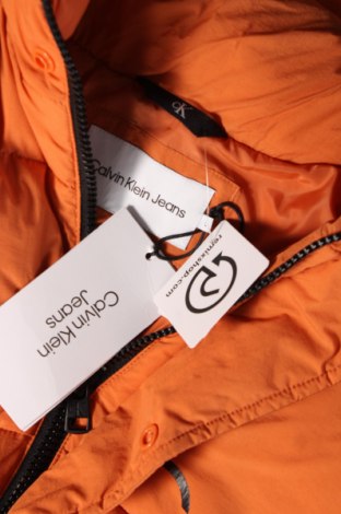 Herrenjacke Calvin Klein Jeans, Größe L, Farbe Orange, Preis 131,01 €