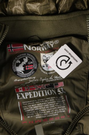 Męska kurtka Geographical Norway, Rozmiar L, Kolor Zielony, Cena 609,32 zł