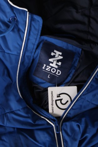 Herrenjacke Izod, Größe L, Farbe Blau, Preis € 12,51