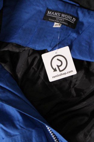 Pánska bunda  Man's World, Veľkosť 4XL, Farba Modrá, Cena  22,62 €
