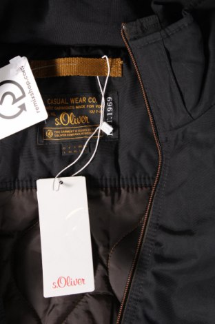 Ανδρικό μπουφάν S.Oliver, Μέγεθος L, Χρώμα Μαύρο, Τιμή 72,37 €