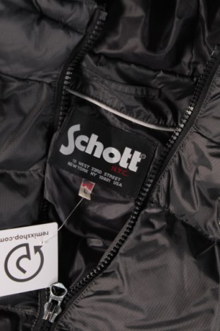 Ανδρικό μπουφάν Schott, Μέγεθος L, Χρώμα Γκρί, Τιμή 117,83 €