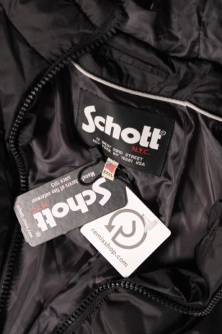 Herrenjacke Schott, Größe 3XL, Farbe Schwarz, Preis € 166,93