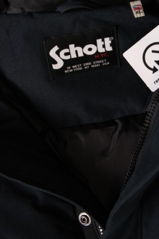 Ανδρικό μπουφάν Schott, Μέγεθος XL, Χρώμα Μπλέ, Τιμή 98,20 €