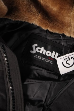 Мъжко яке Schott, Размер S, Цвят Черен, Цена 171,45 лв.