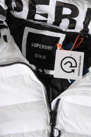 Ανδρικό μπουφάν Superdry, Μέγεθος XL, Χρώμα Λευκό, Τιμή 36,70 €