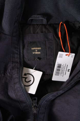 Ανδρικό μπουφάν Superdry, Μέγεθος M, Χρώμα Μπλέ, Τιμή 36,70 €