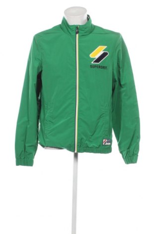 Ανδρικό μπουφάν Superdry, Μέγεθος L, Χρώμα Πράσινο, Τιμή 50,46 €
