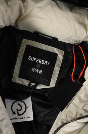 Ανδρικό μπουφάν Superdry, Μέγεθος XS, Χρώμα Εκρού, Τιμή 18,35 €