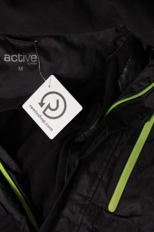 Ανδρικό μπουφάν για χειμερινά σπορ Active, Μέγεθος M, Χρώμα Μαύρο, Τιμή 21,28 €