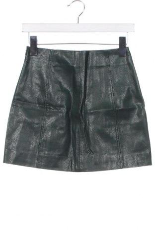 Fustă Stradivarius, Mărime XS, Culoare Verde, Preț 24,72 Lei