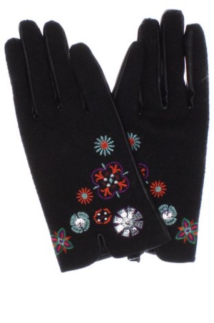 Ръкавици Desigual, Цвят Черен, Цена 20,00 лв.