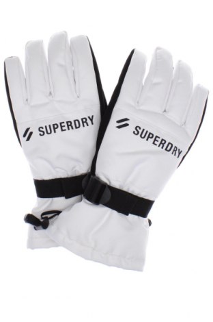 Ръкавици за зимни спортове Superdry, Цвят Бял, Цена 66,50 лв.